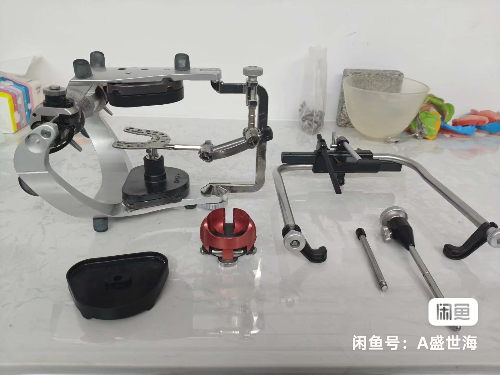 卡瓦 7B 全可调颌架 + 面弓全套